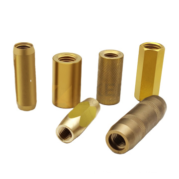 14.2mm Diameter Earth Rod Accessory Brass Coupler